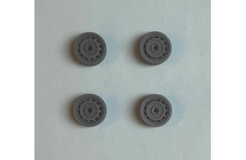 Wheels – Campagnolo HF type ( 4 pcs ) 3D print for Lancia Fulvia 1/24